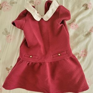 Janie and jack burgundy dress